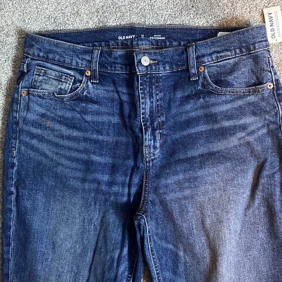 Old Navy Women’s Mid-Rise Boyfriend Jeans sz 12T NWT - Picture 2 of 7